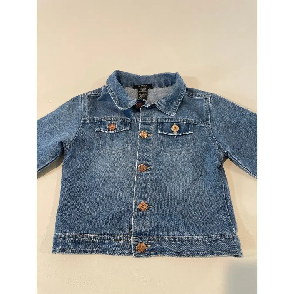 Bebe Girls Denim Jacket Size S